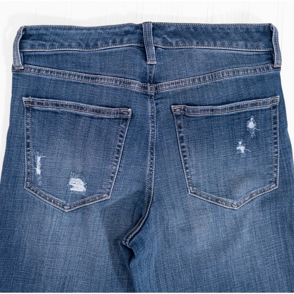 Liverpool Los Angeles Girlfriend Jeans Womens 6/28 Blue Distressed Eco Logical - Picture 5 of 7